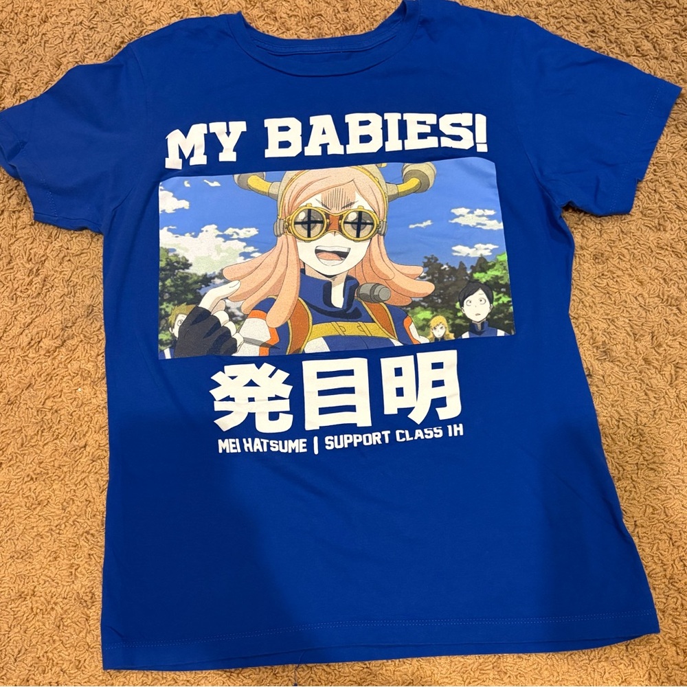 My Hero Academia Mei Hatsume Graphic Tee with Anime Design